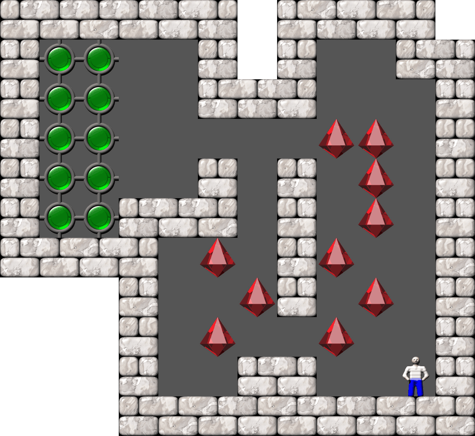 Сокобан Thinking Rabbit Arranged уровень 54
